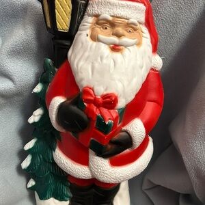 18” VTG Jolly Santa Claus Blow Mold